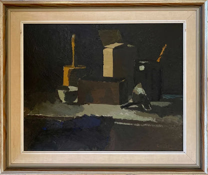 RSERVED Gerhard Nordström (1925-2019) Midcentury Swedish Painter 'Carpenter Tools'