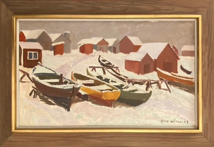 Harbour under Snow