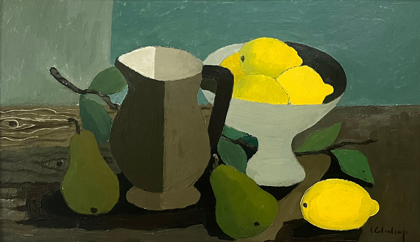 Lemons, Jug and Pears