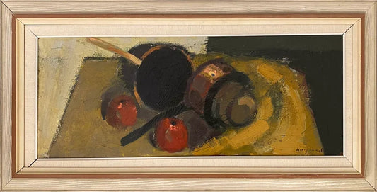 Still Life with Pans and Apples