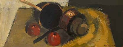 Still Life with Pans and Apples