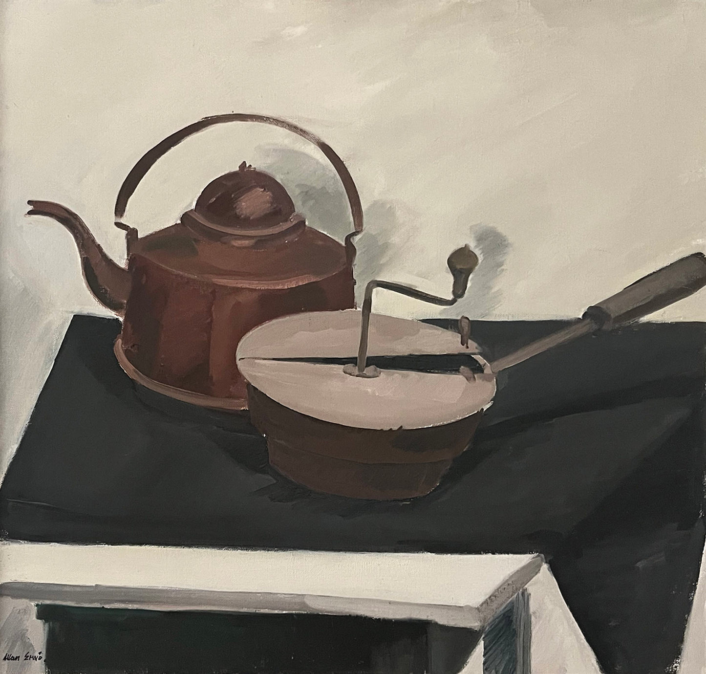 Still Life with Copper Kettle and Pan