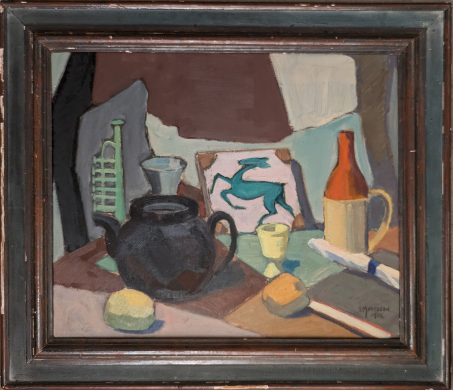 Studio Still Life with Teapot