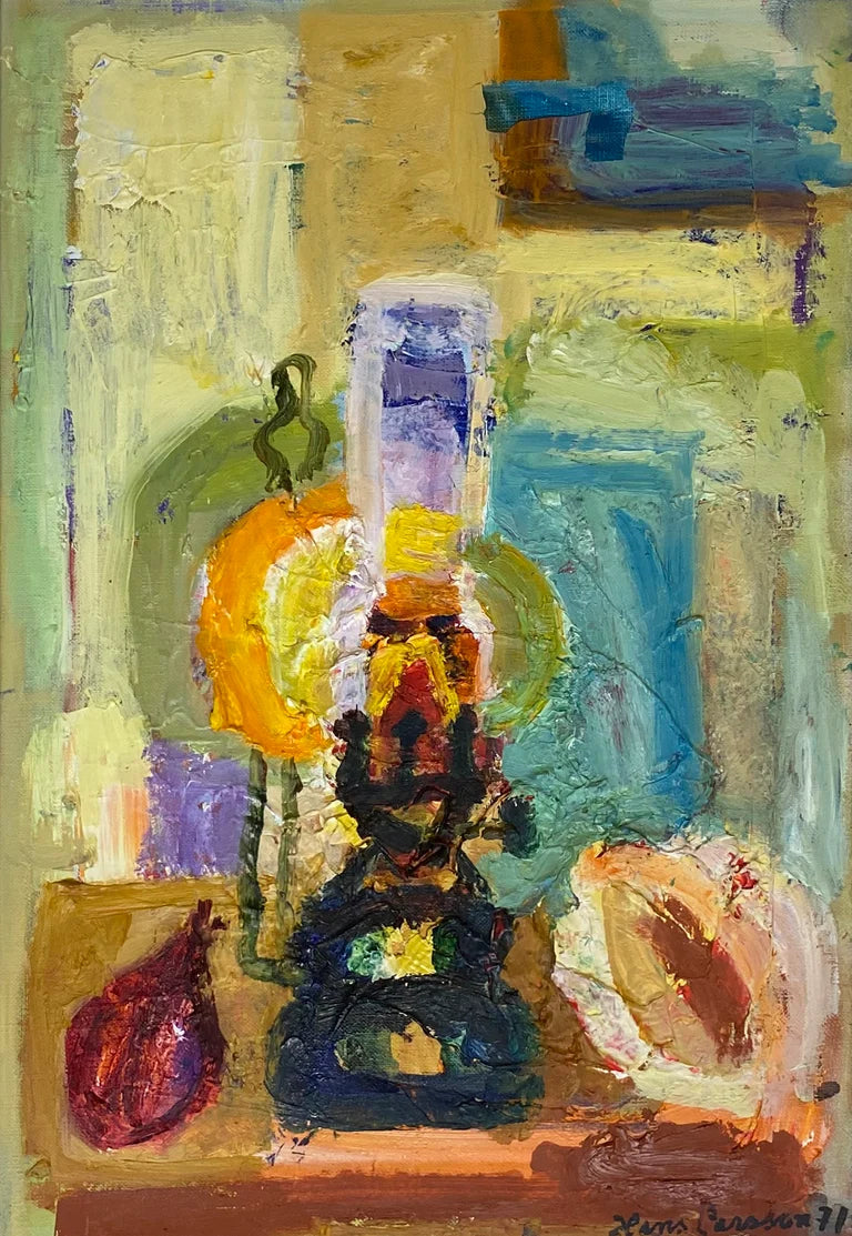 Still Life of Oil Lamp