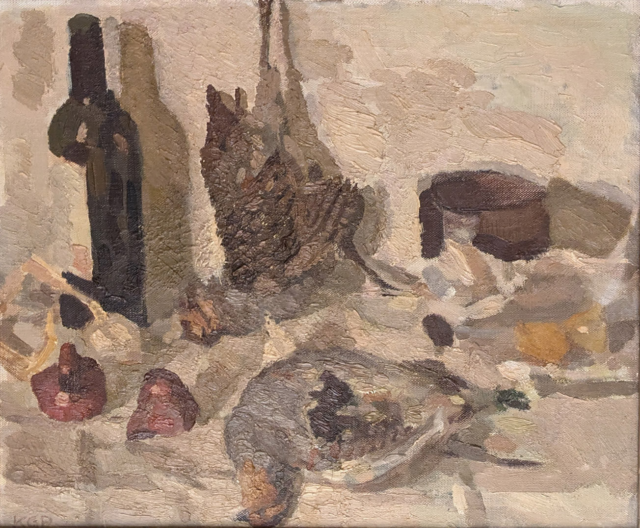 Studio Still Life with Bottle