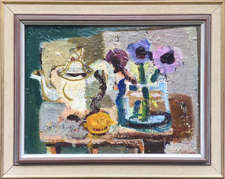 Still life with Flowers and Teapot