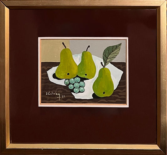 Three Pears & Grapes