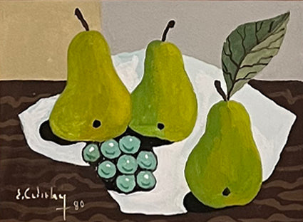 Three Pears & Grapes