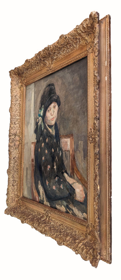 Girl in a Cloche Hat