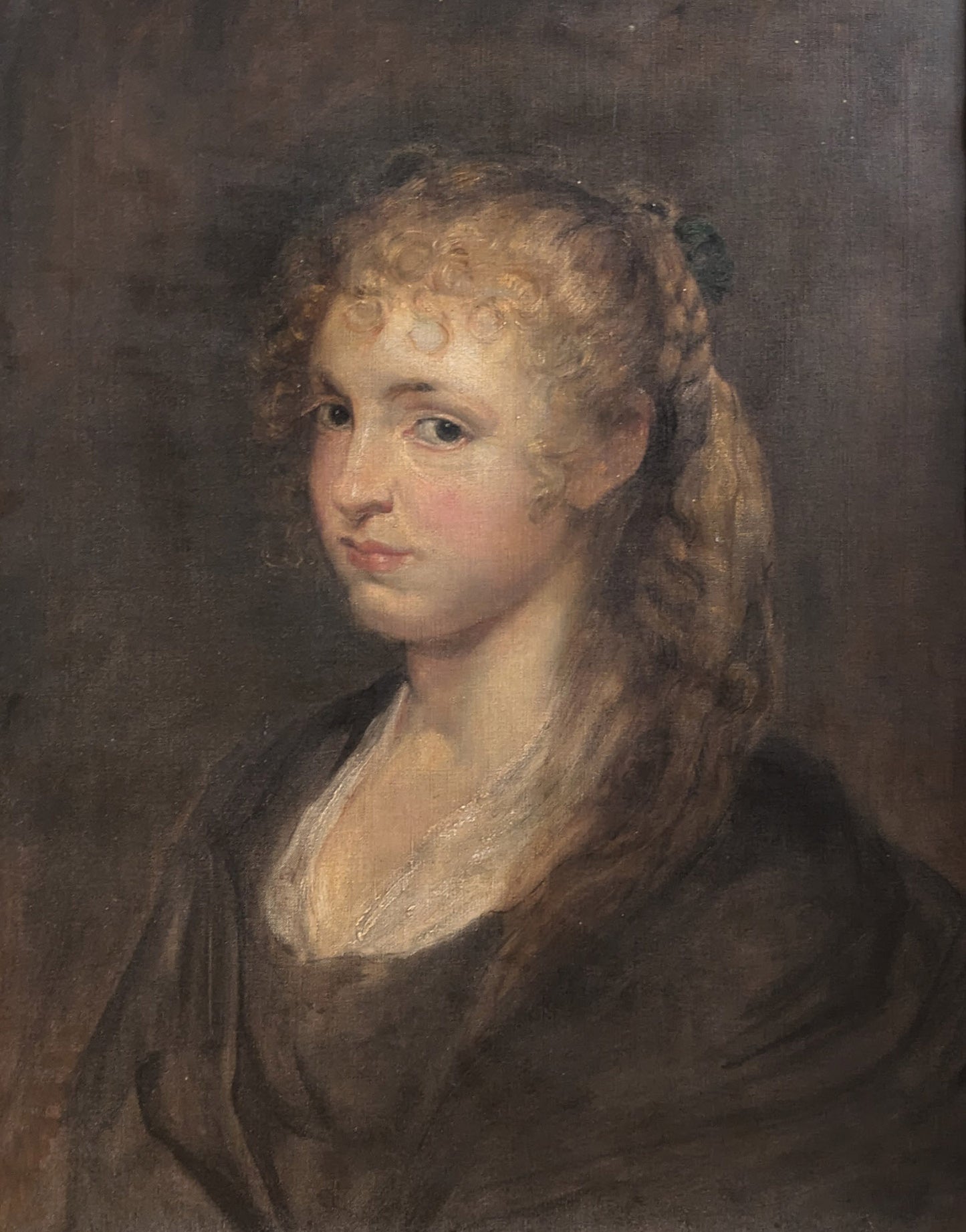 19th/20th Century portrait of a lady after Rubens