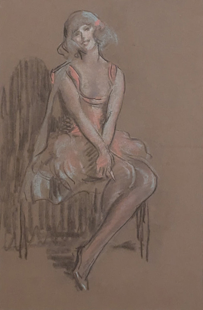 Seated Flapper